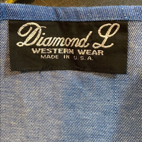 VTG southwestern Stunning Diamond L maxi skirt - Picture 6 of 6